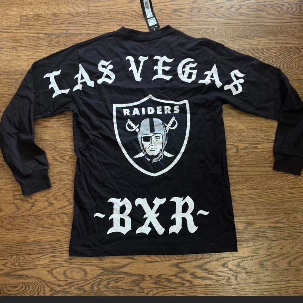 Born X Raised Las Vegas Raiders Black Long Sleeve Shirt